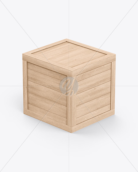 Wooden Box Mockup