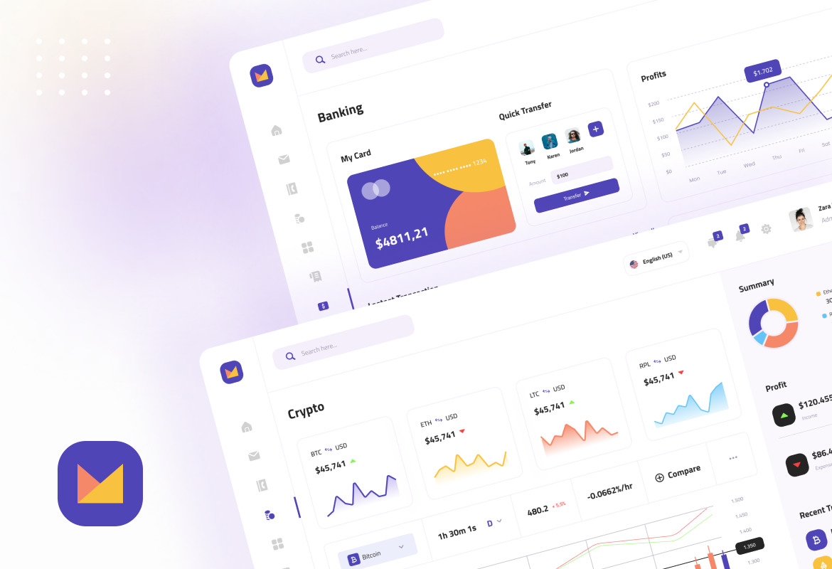 Mandal - Modern Admin Dashboard Mandal - Modern Admin Dashboard