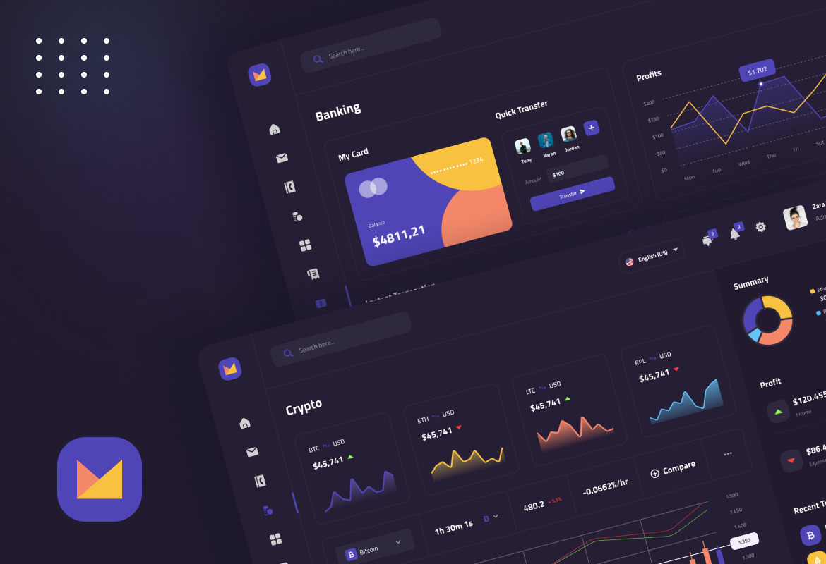 Mandal - Modern Admin Dashboard Mandal - Modern Admin Dashboard