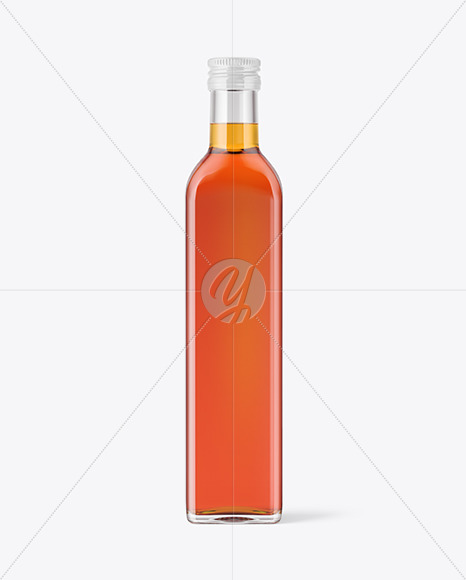 Red Wine Vinegar Bottle Mockup