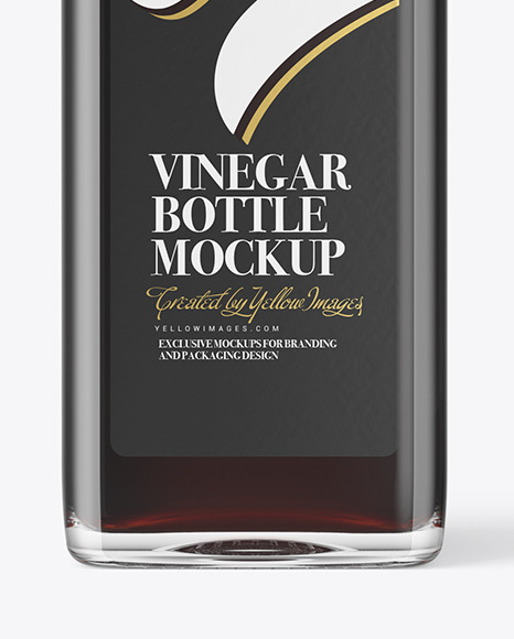 Balsamic Vinegar Bottle Mockup