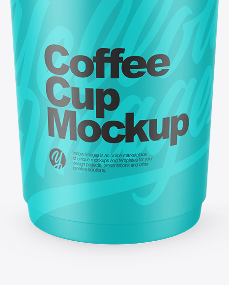 Matte Coffee Cup Mockup