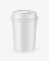 Matte Coffee Cup Mockup