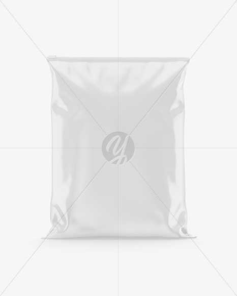 Glossy Plastic Bag Mockup