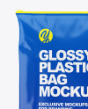 Glossy Plastic Bag Mockup