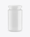 Glossy Glass Jar Mockup