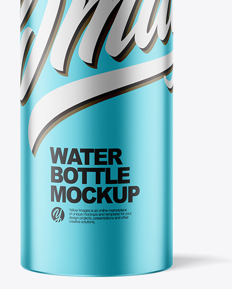 Metallic Thermo Water Bottle Mockup