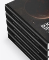 Hardcover Books w/ Fabric Cover Mockup