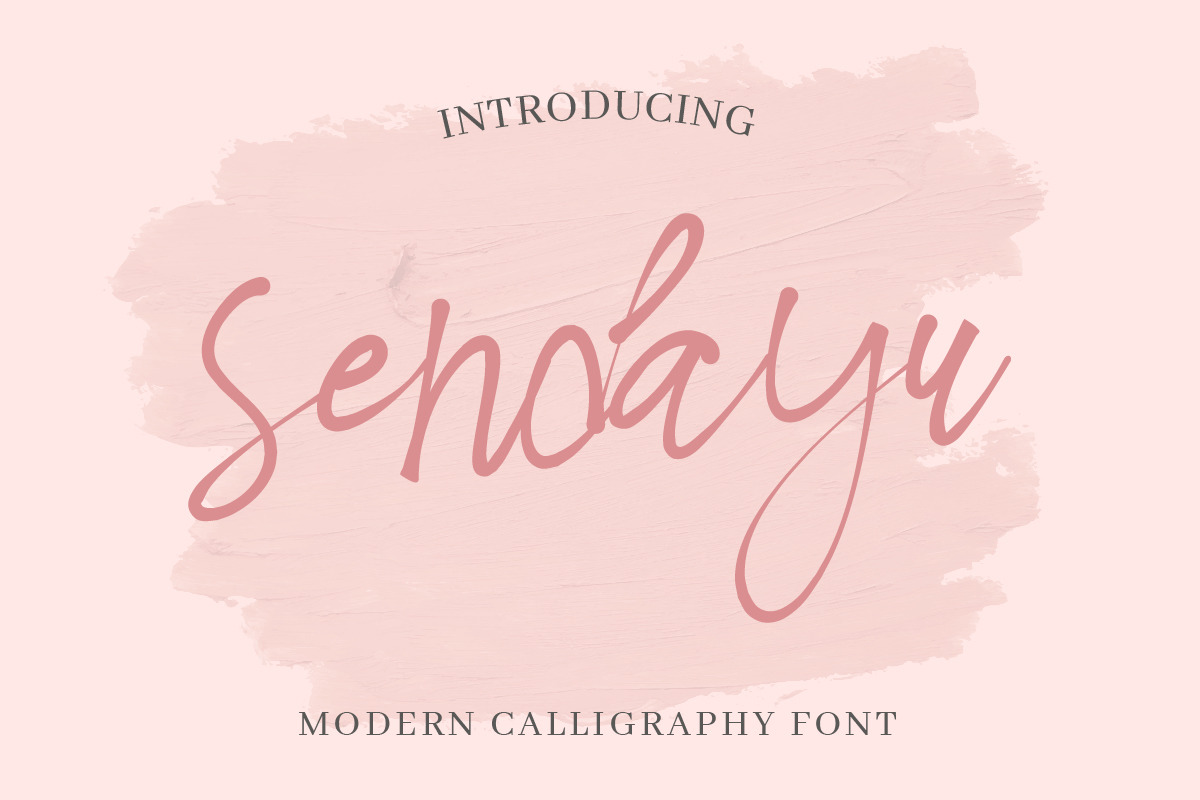 Sendayu Light Calligraphy Font Sendayu Light Calligraphy Font