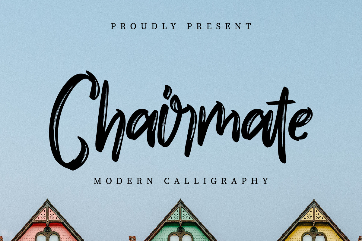 Chairmate Calligraphy Font