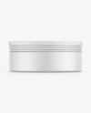 Matte Cosmetic Jar Mockup