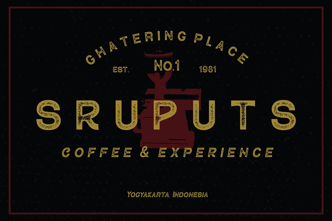 Contender - Vintage Display Font Contender - Vintage Display Font