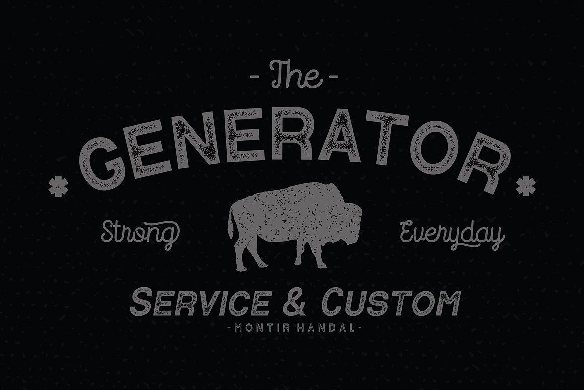 Contender - Vintage Display Font Contender - Vintage Display Font