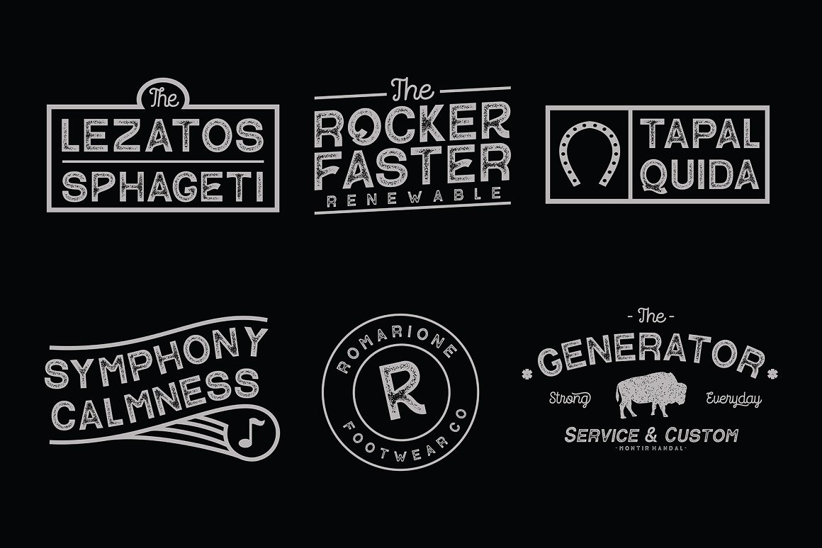 Contender - Vintage Display Font Contender - Vintage Display Font