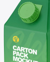 500ml Carton Pack Mockup