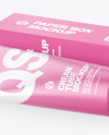 Cosmetic Tube with Box Mockup