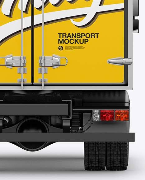 Truck Mockup - Back View