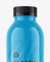 Glossy Plastic Bottle Mockup