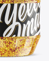 Clear Glass Jar w/ Mustard Mockup Clear Glass Jar w/ Mustard Mockup