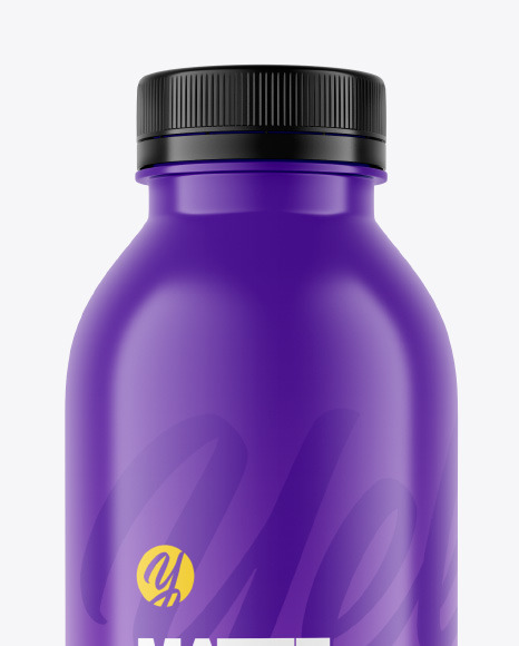 Matte Plastic Bottle Mockup