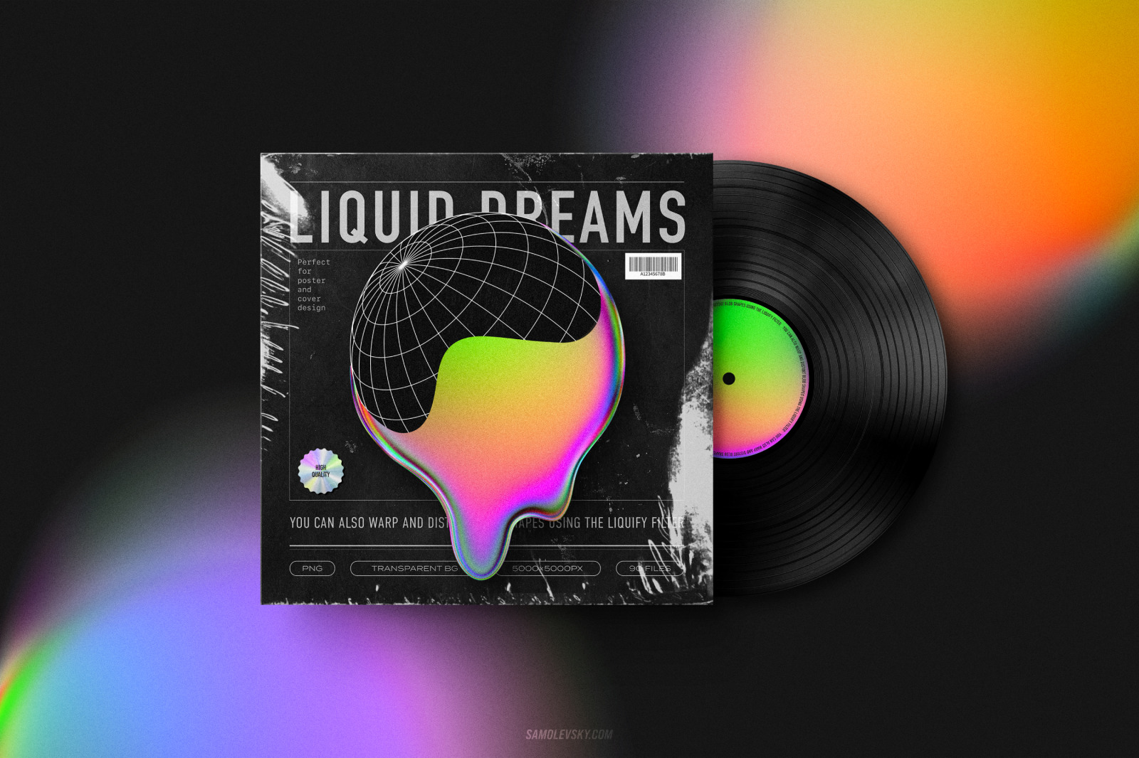 Iridescent blob shapes collection Iridescent blob shapes collection