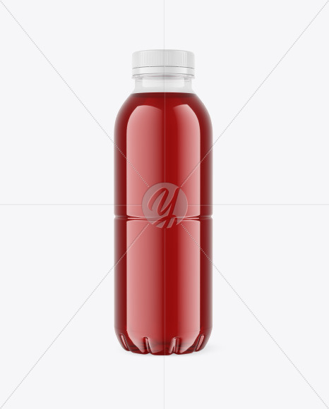 Cherry Juice Bottle Mockup