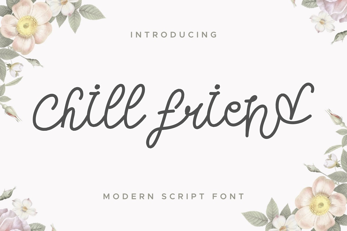 Chill Friend Handwriting Script Font