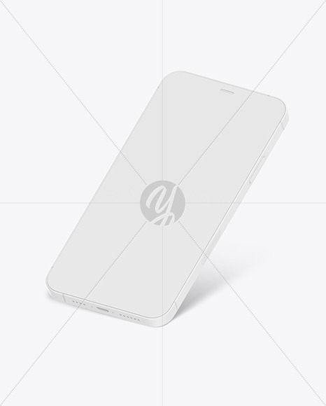 Clay iPhone 12 Pro Max Mockup