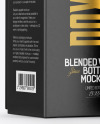 Whiskey Bottle with Box Mockup