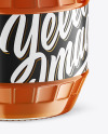 Clear Glass Honey Jar Mockup