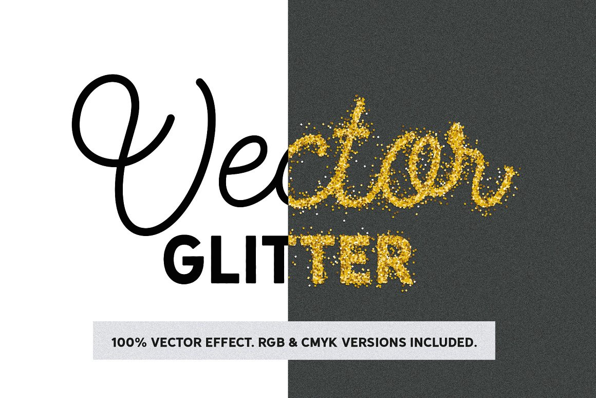 VECTOR GLITTER For Adobe Illustrator