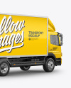 Truck Mockup - Back Half Side View