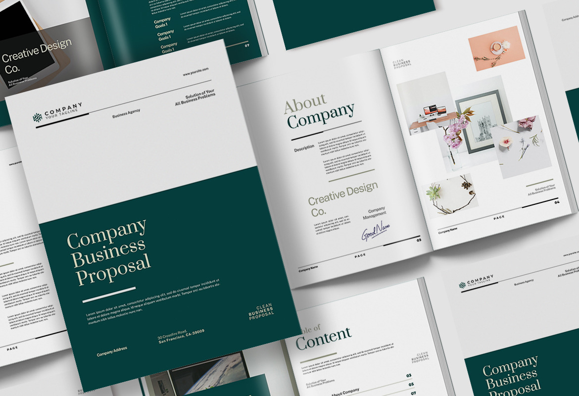 Elegant Business Proposal Document Elegant Business Proposal Document