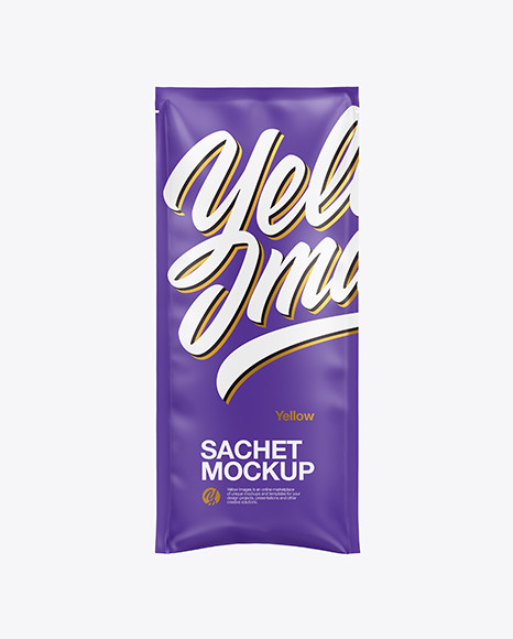 Matte Sachet Mockup