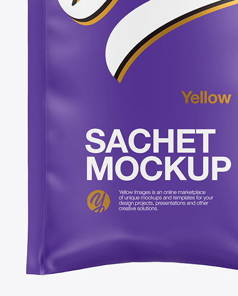 Matte Sachet Mockup