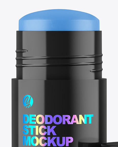 75g Glossy Plastic Deodorant Stick Mockup