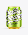 Matte Metallic Drink Can Mockup