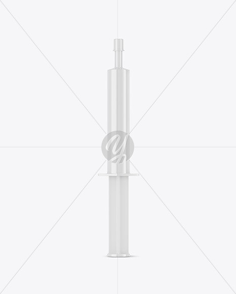 Glossy Syringe Mockup