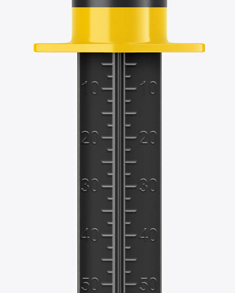 Glossy Syringe Mockup