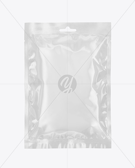 Glossy Sachet Mockup