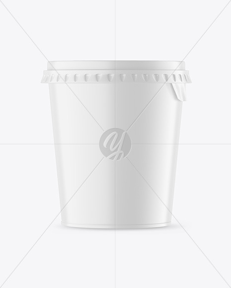 Matte Plastic Cup Mockup