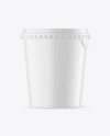 Matte Plastic Cup Mockup