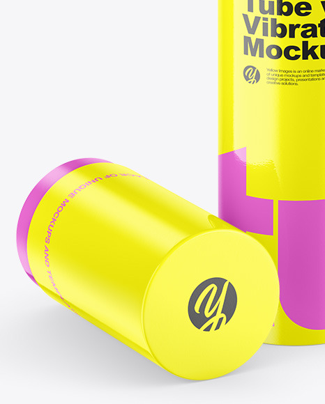 Glossy Tube w/ Vibrator Mockup