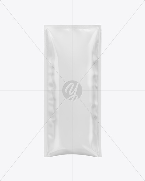 Glossy Sachet Mockup