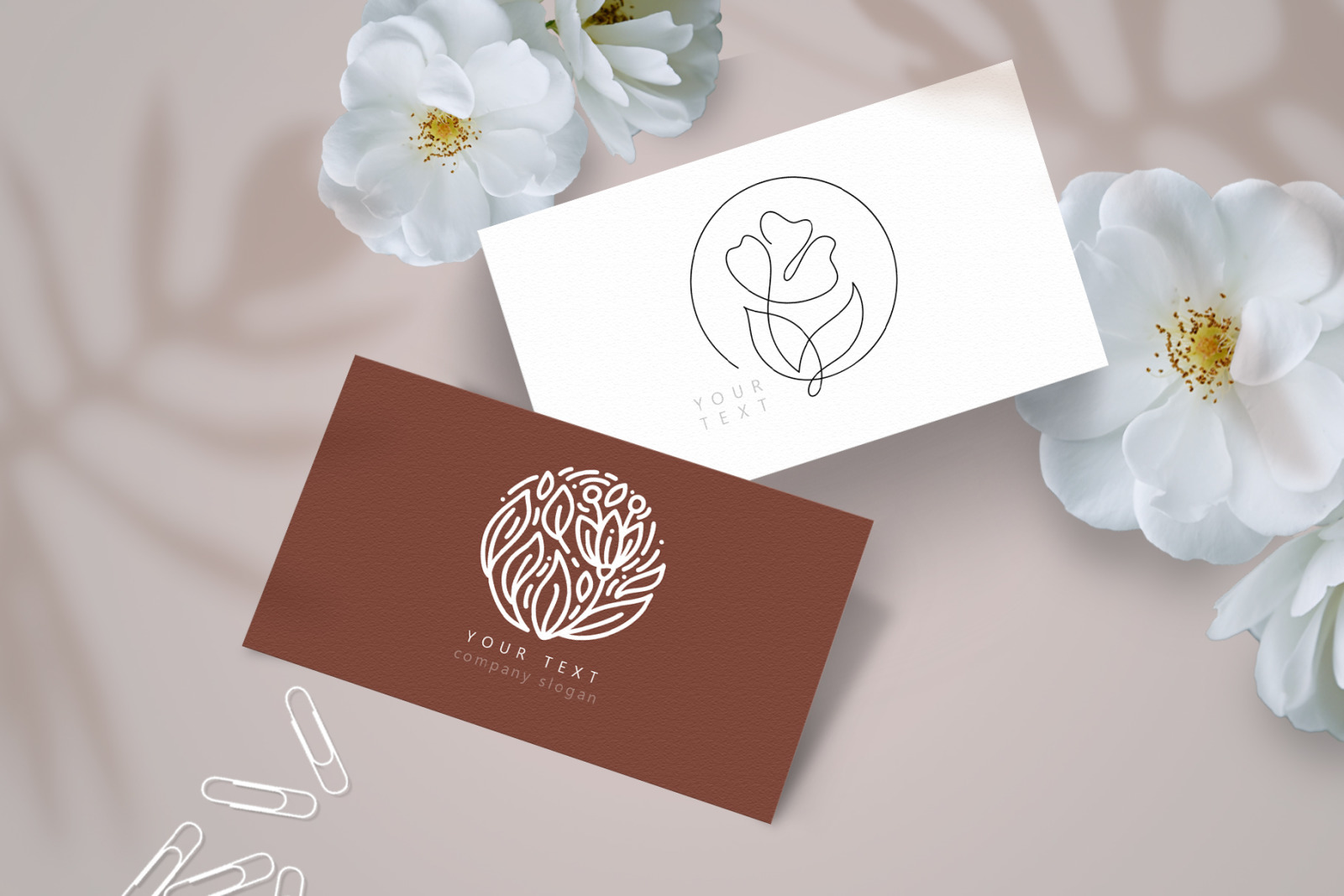 Floral Botanical Logo Floral Botanical Logo