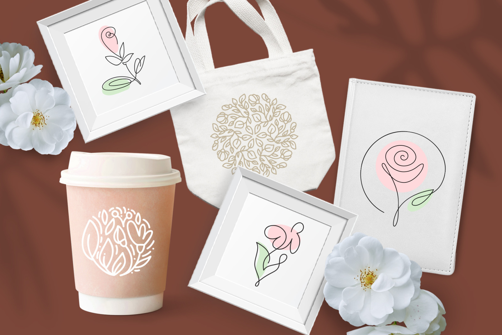 Floral Botanical Logo Floral Botanical Logo