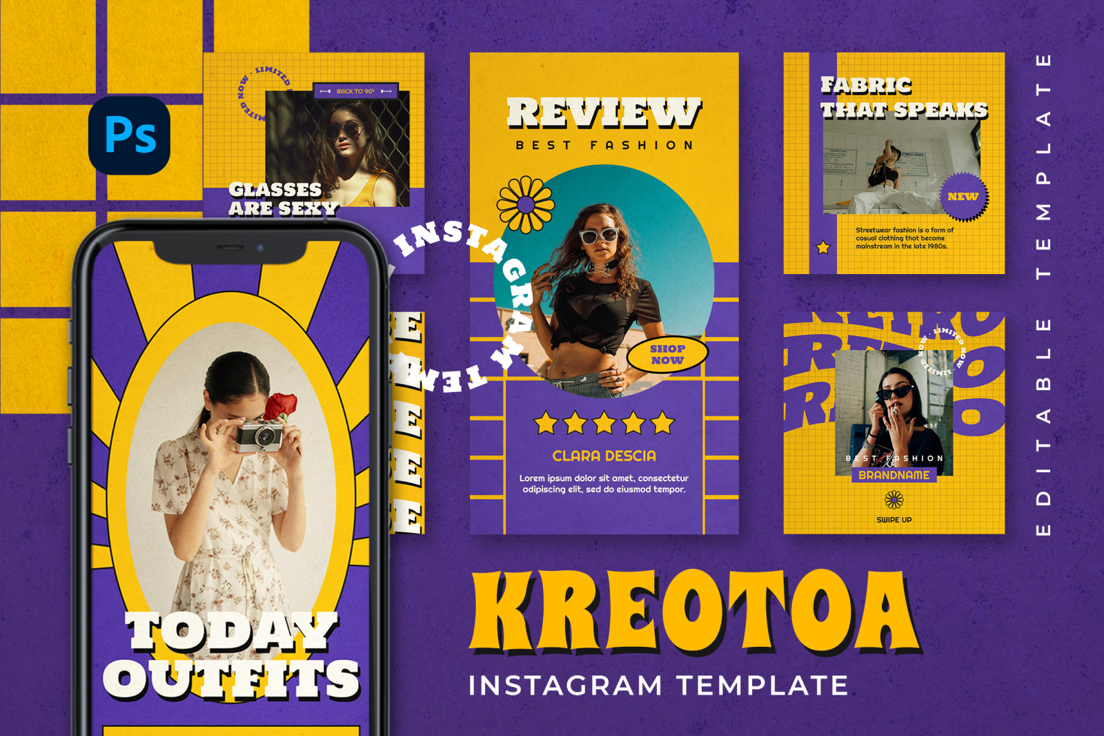 Kreotoa Instagram Template