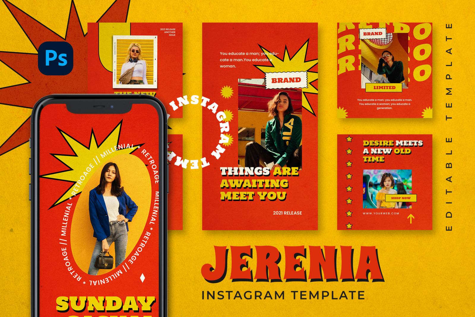 Jerenia Instagram Template