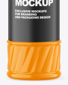 Glossy Plastic Bottle Mockup