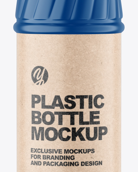 Matte Plastic Bottle Mockup